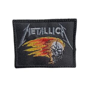 Metallica skull in fire